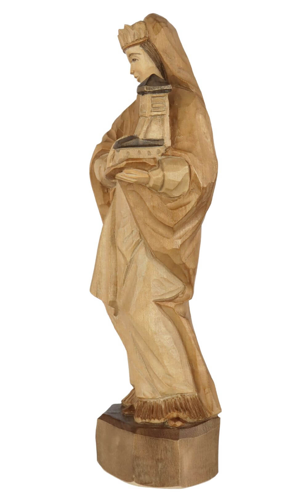 Heilige Barbara, 40 cm, coloured by Schnitzkunst aus dem Erzgebirge_2