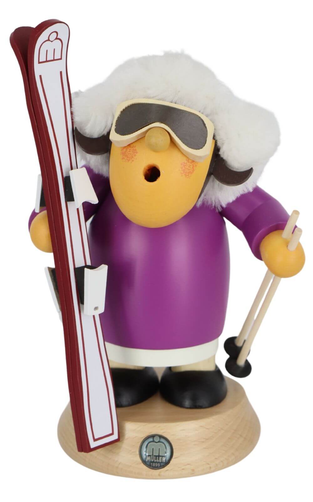 Smoking man Müllerchen® skier by Müller Kleinkunst_1