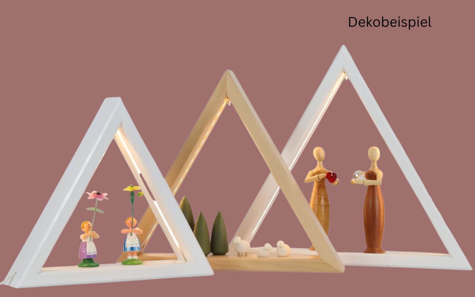LED lighted triangle, unstaffed, 26 cm by CHG Leuchten_2