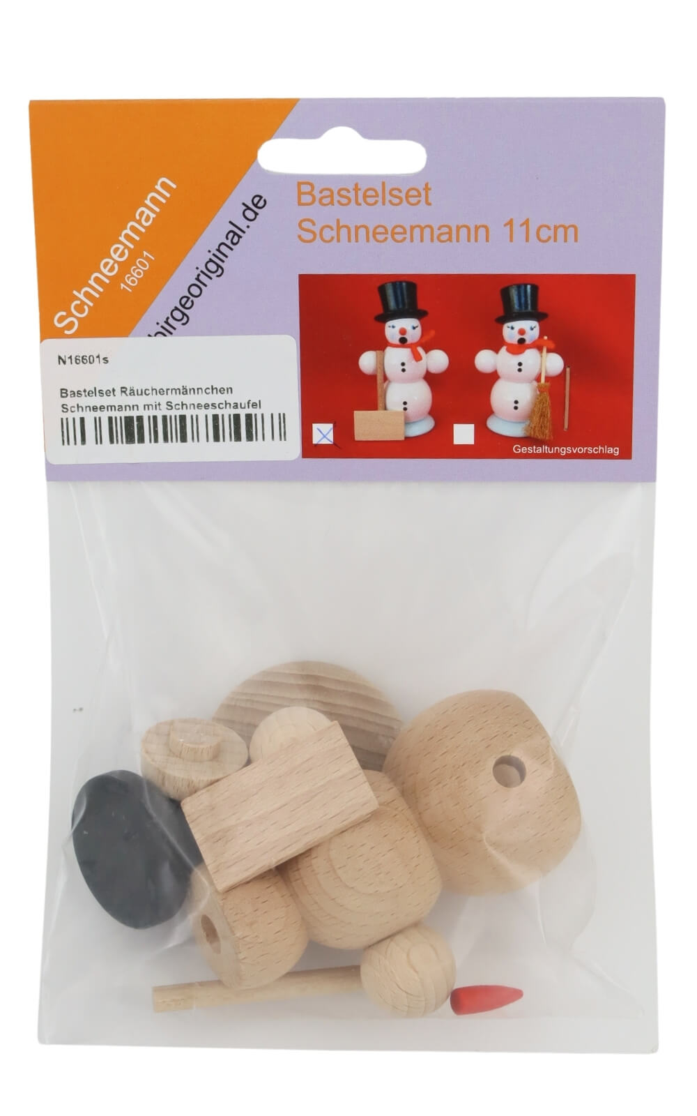 SEIFFEN.COM Snowman Incense Burner Craft Kit with Snow Shovel