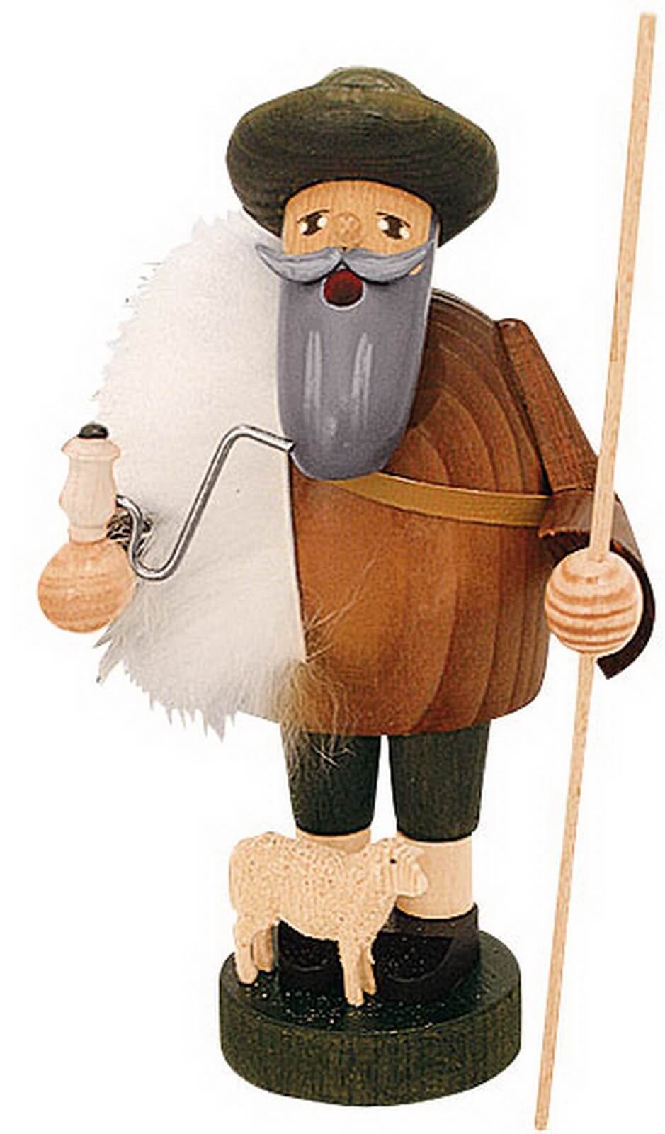 Smoking man shepherd, 18 cm by KWO