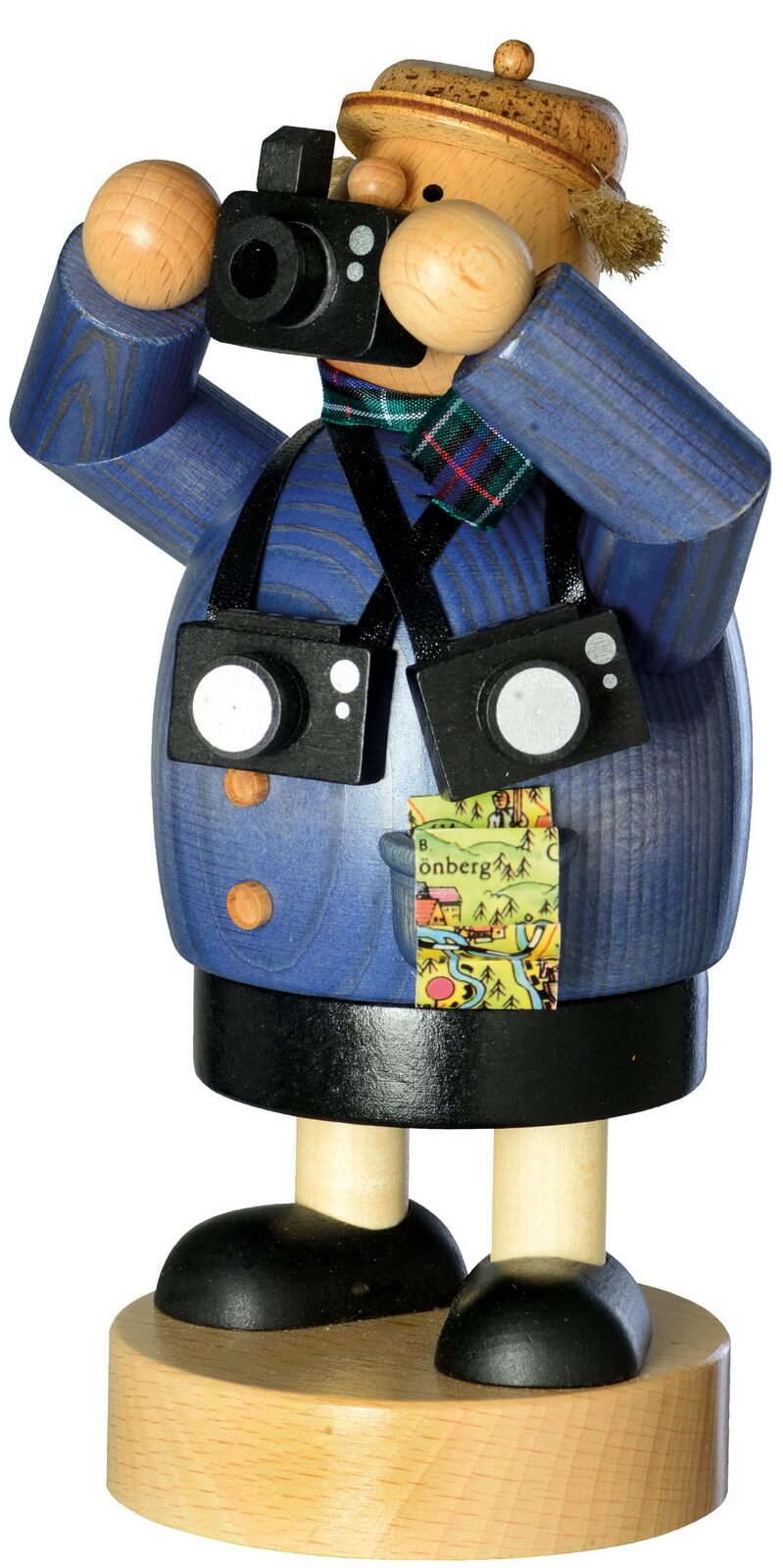 Smoking man photographer, 15 cm by KWO
