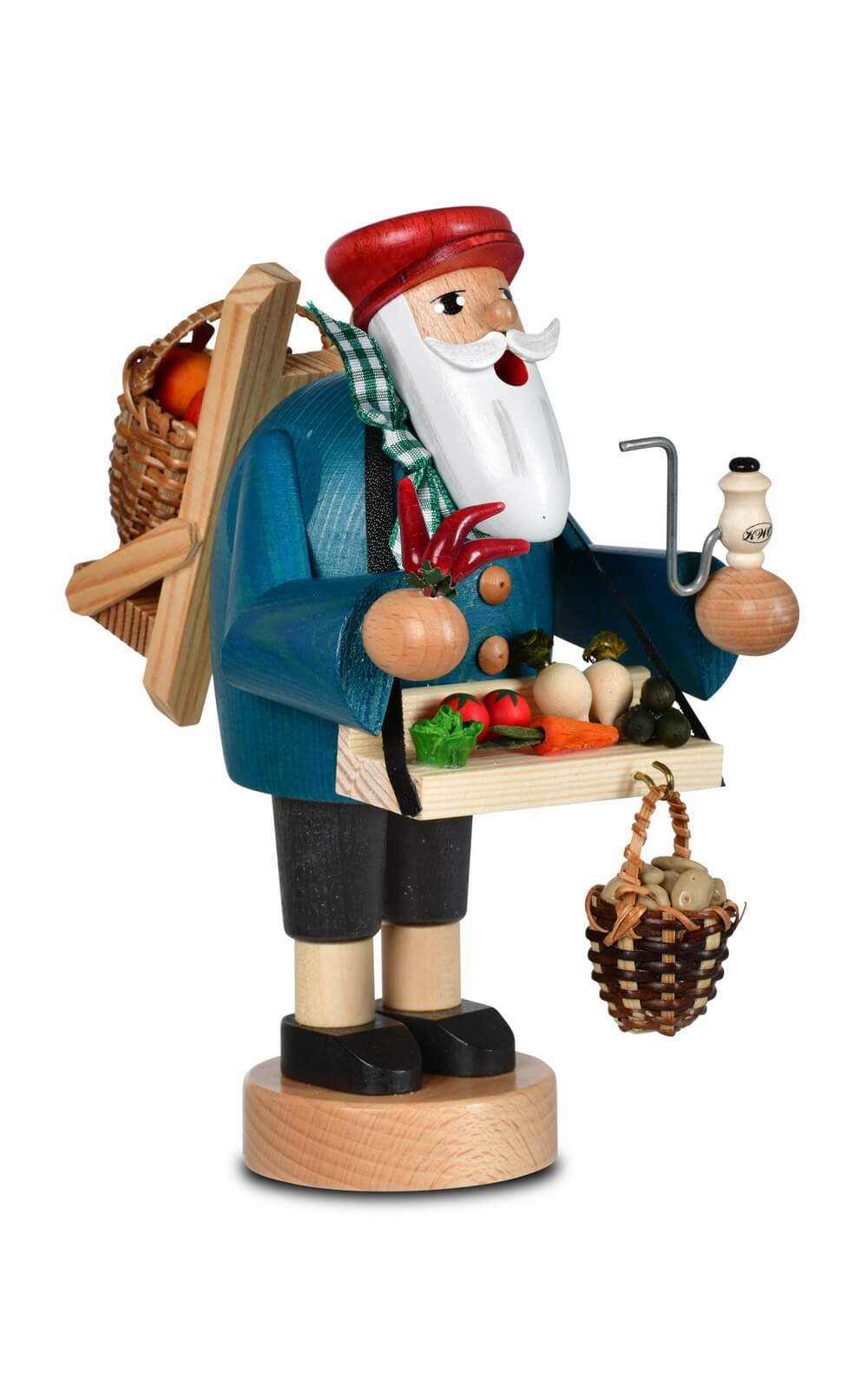 Räuchermännchen Obst- und Gemüsehändler, 18 cm von KWO