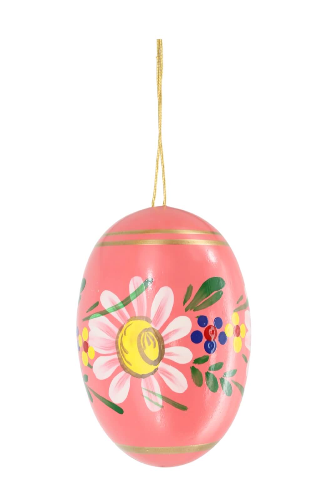 Easter egg pink with flowers by Figurenland Uhlig GmbH