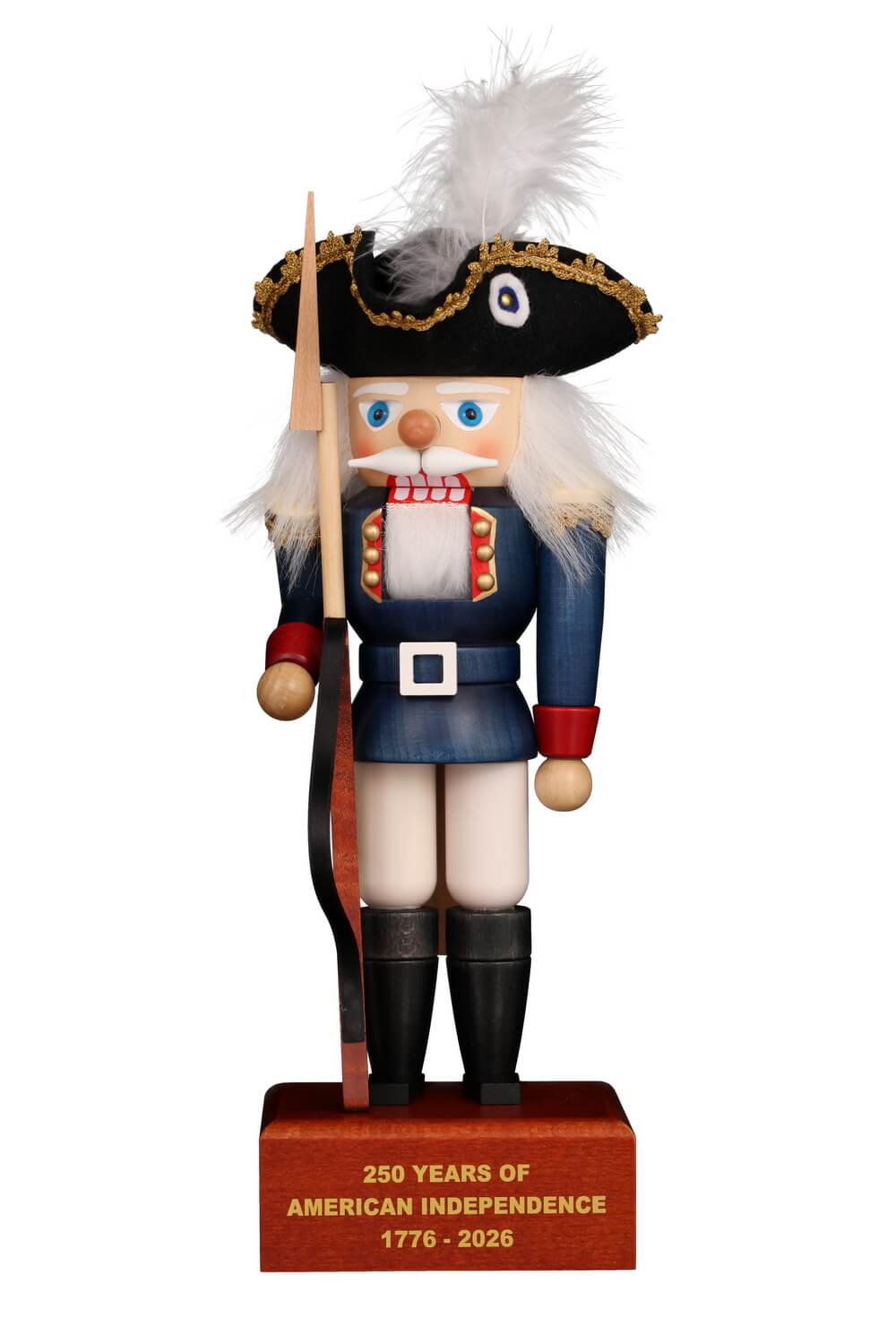 Continental Soldier Nutcracker, colorful, 32 cm (12.6 inches) by Christian Ulbricht, Made in Germany – iconic craftsmanship with historical depth