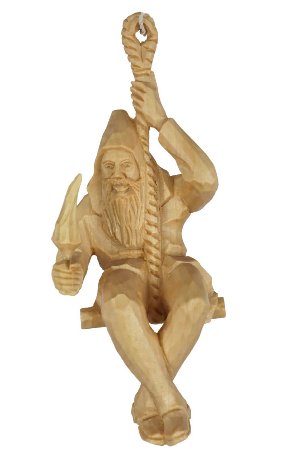 Rope ride, carved, 18 cm by Schnitzkunst aus dem Erzgebirge_1