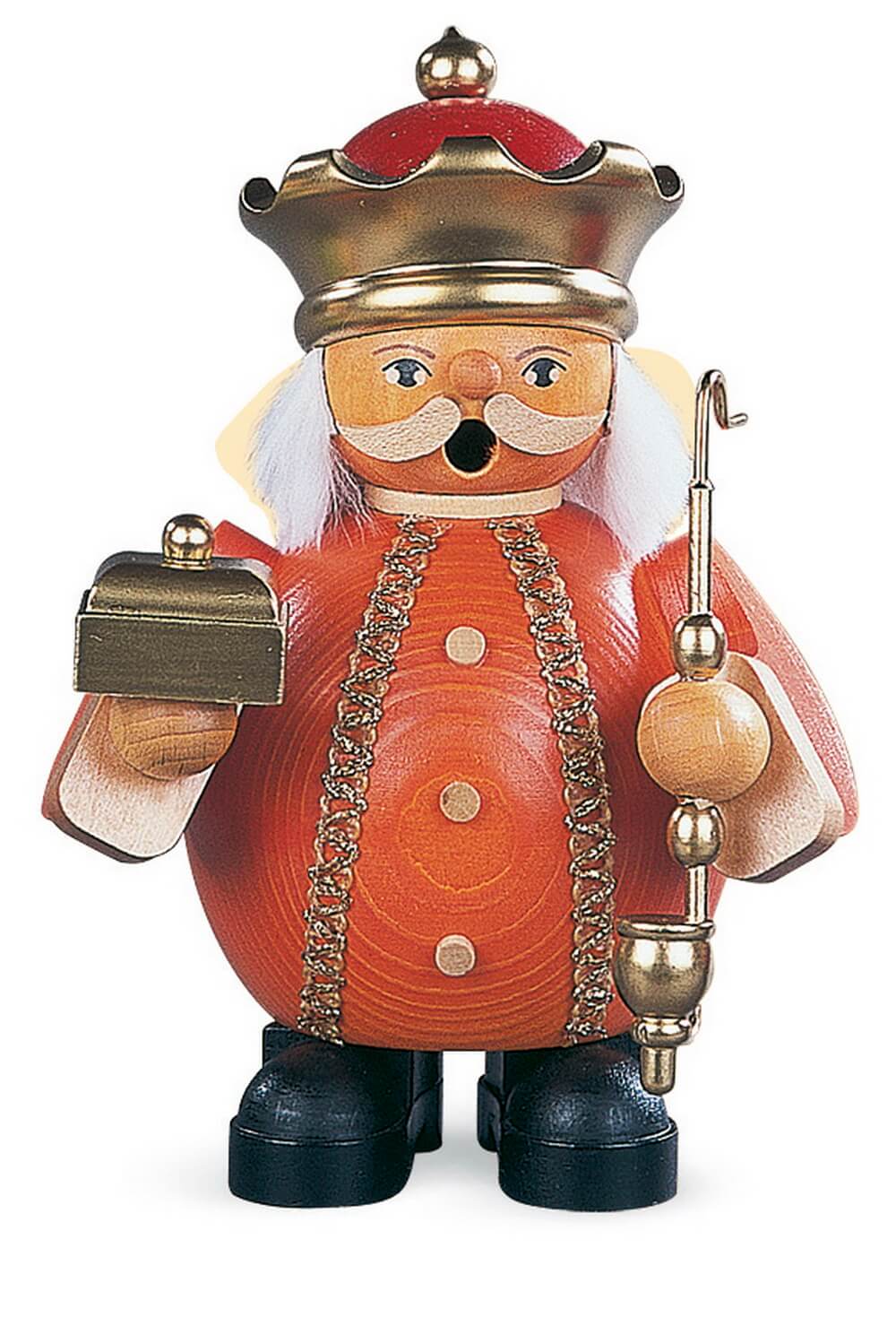 Smoking man Melchior, 14 cm by Müller Kleinkunst