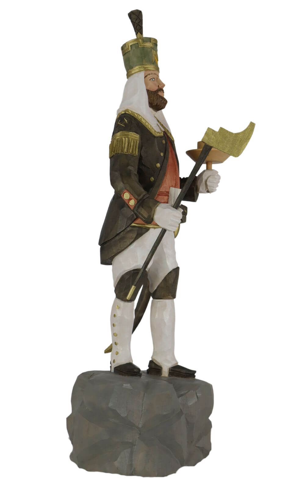 Freiberger Obersteiger, coloured, 20 cm by Schnitzkunst aus dem Erzgebirge_2