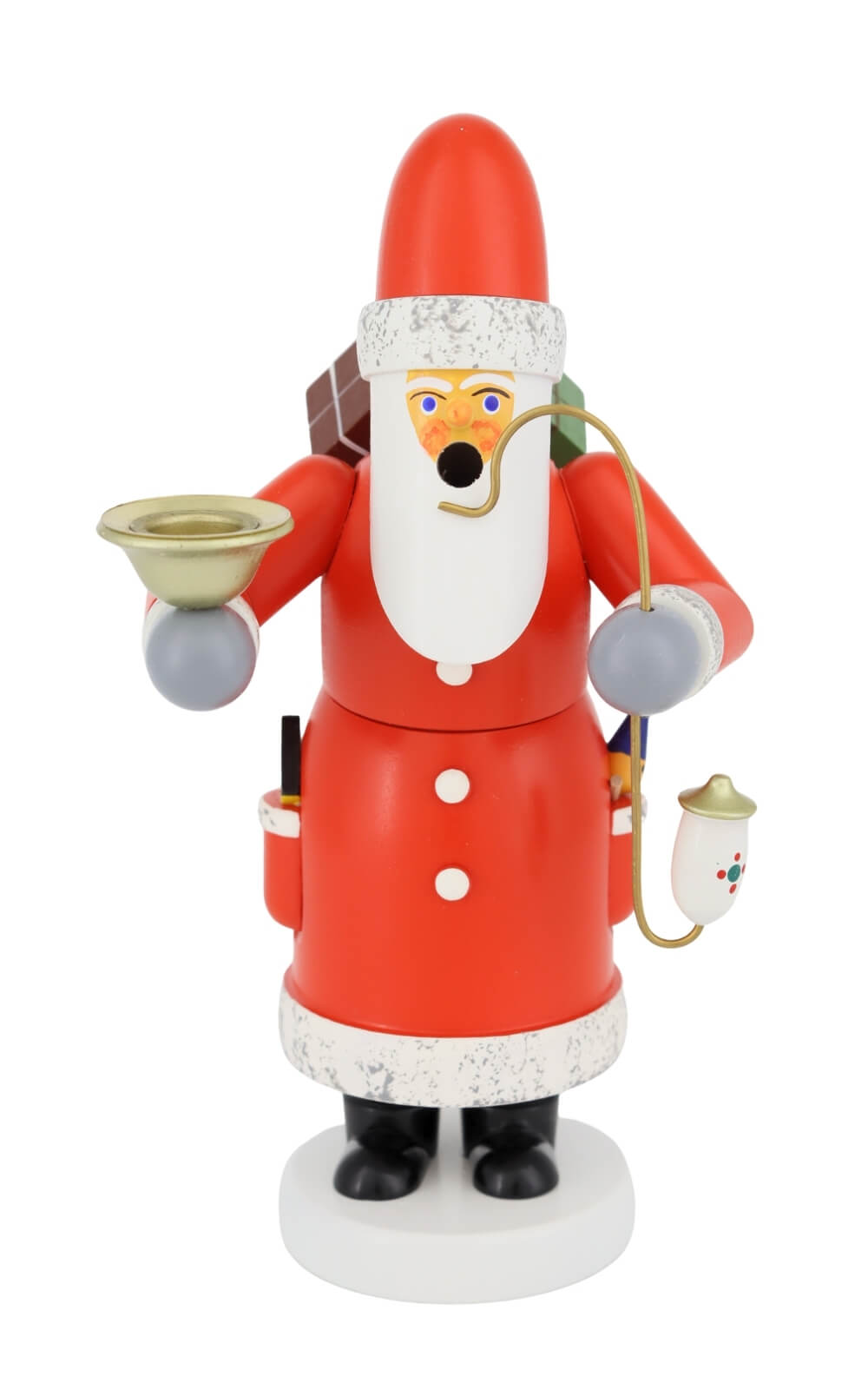 Smoking Man Santa Claus with spout, 18 cm / 7 inch by Jan Stephani