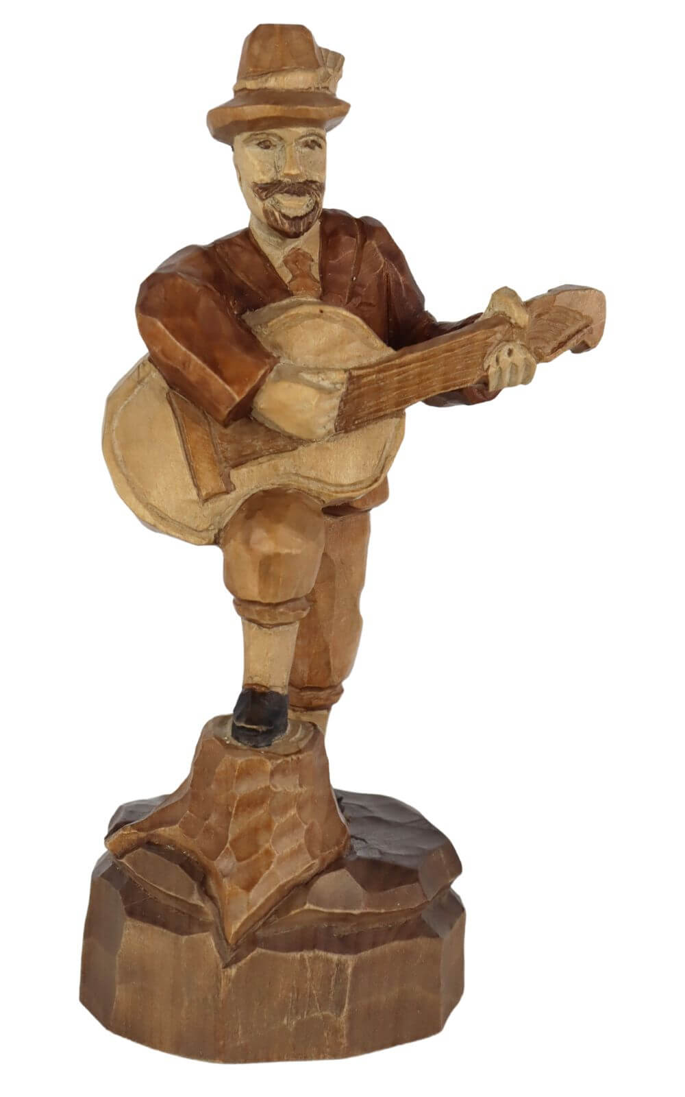 Anton Güther, stained, 20 cm by Schnitzkunst aus dem Erzgebirge_1