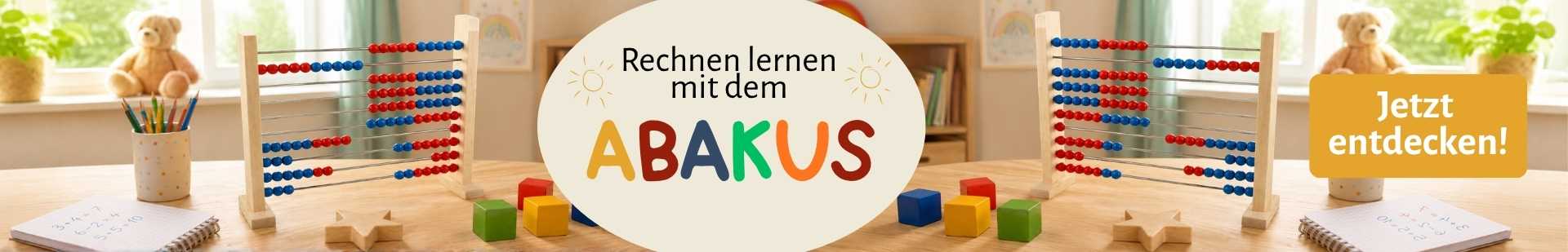Abacus - Arithmetic frame with 100 balls by Ebert GmbH